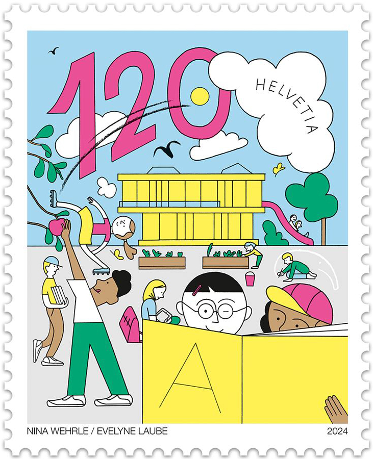 timbre 150 ans ecole obligatoire
