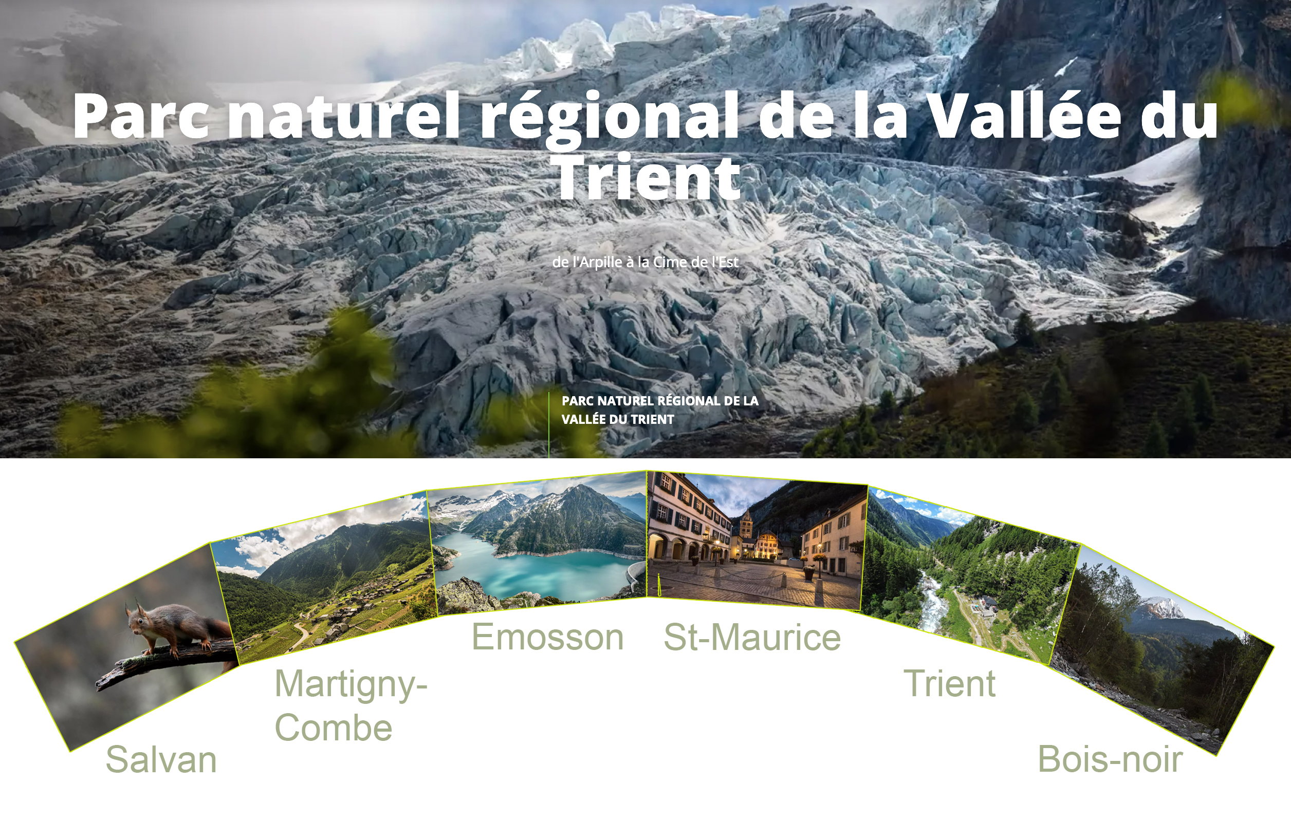 Parc naturel régional de la Vallée du Trient: sorties pédagogiques